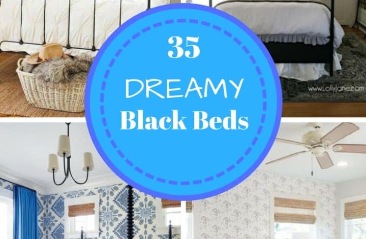Modern Farmhouse Staple: Antique Black Bed (Part 1)
