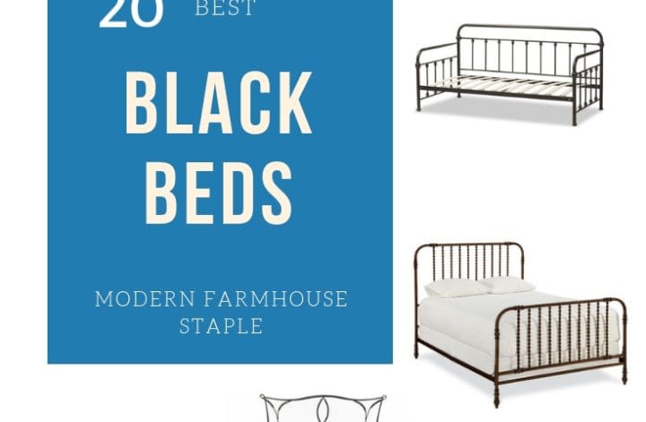Modern Farmhouse Staple: The Antique Black Bed (Part 2)